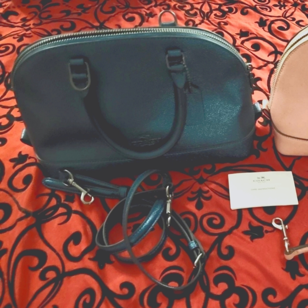 Teal Coach Mini Sierra Satchels